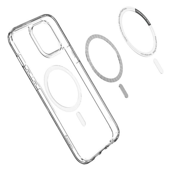 Spigen - Tok Ultra Hybrid á MagSafe-el - iPhone 12 Pro Max, fehér