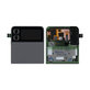 Samsung Galaxy Z Flip 4 F721B - Ecran LCD + Sticlă tactilă + Ramă (Extern) (Graphite) - GH97-27947A Genuine Service Pack