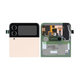 Samsung Galaxy Z Flip 4 F721B - Ecran LCD + Sticlă tactilă + Ramă (Extern) (Pink Gold) - GH97-27947C Genuine Service Pack
