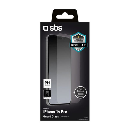 SBS - Geam securizat pentru iPhone 14 Pro, transparent