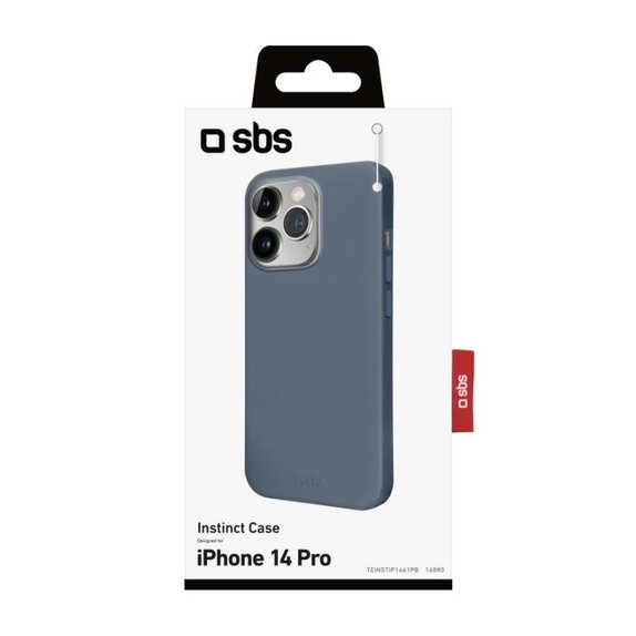 SBS - Caz Smooth Mag cu MagSafe pentru iPhone 14 Plus, albastru