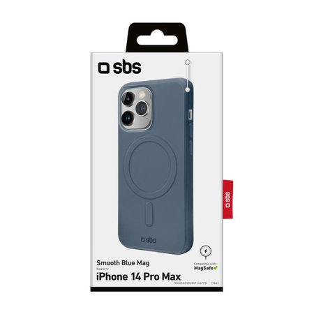 SBS - Caz Force Mag s MagSafe pentru iPhone 14 Pro Max, albastru