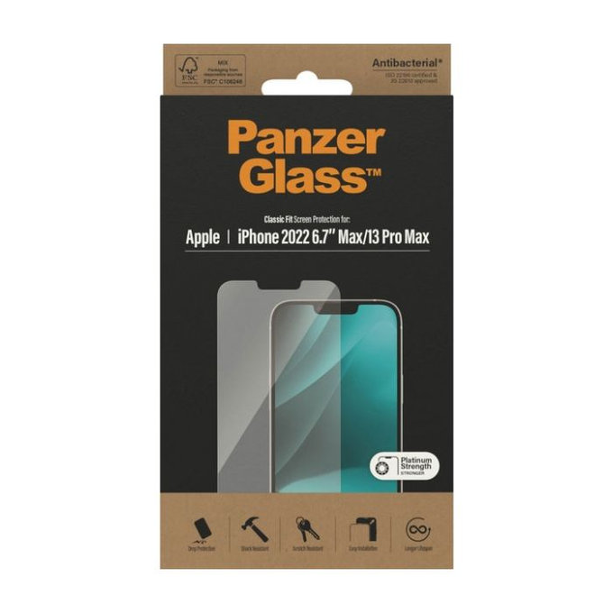 PanzerGlass - Geam Securizat AB pentru iPhone 13 Pro Max & 14 Plus