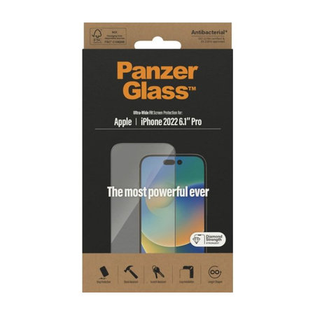 PanzerGlass - Geam Securizat UWF AB pentru iPhone 14 Pro