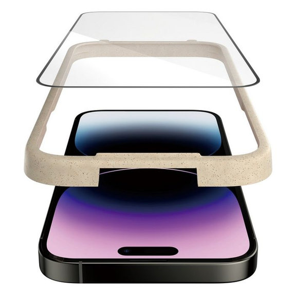 PanzerGlass - Geam Securizat UWF cu aplicatorul pentru iPhone 14 Pro Max, negru