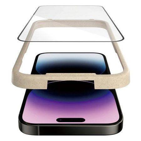 PanzerGlass - Geam Securizat UWF cu aplicatorul pentru iPhone 14 Pro Max, negru