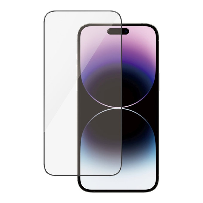 Sticlă securizată UWF AB cu aplicator pentru iPhone 14 Pro Max, Negru, PanzerGlass