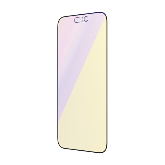 Sticlă securizată UWF Anti-Bluelight AB cu aplicator pentru iPhone 14 Pro, Negru, PanzerGlass