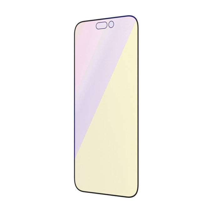 Sticlă securizată UWF Anti-Bluelight AB cu aplicator pentru iPhone 14 Pro, Negru, PanzerGlass