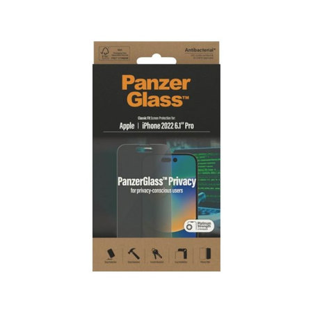 PanzerGlass - Geam Securizat Privacy AB pentru iPhone 14 Pro
