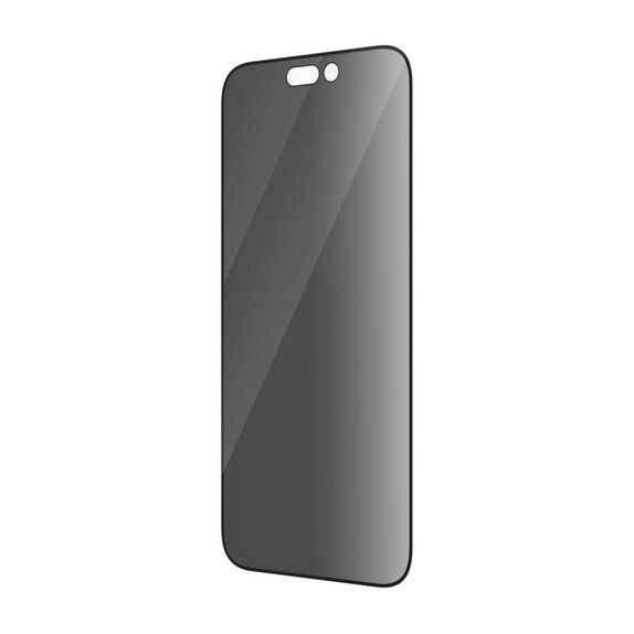 Sticlă securizată UWF Privacy AB cu aplicator pentru iPhone 14 Pro, Negru, PanzerGlass