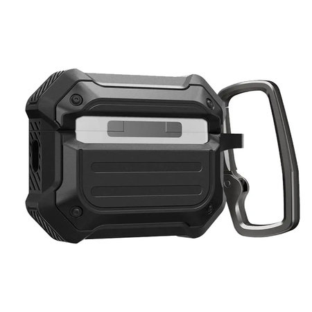 FixPremium - Caz Unbreakable pentru AirPods Pro, negru