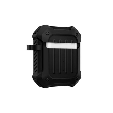 FixPremium - Caz Unbreakable pentru AirPods 1 & 2, negru