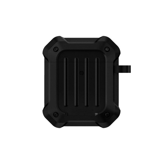 FixPremium - Caz Unbreakable pentru AirPods 1 & 2, negru
