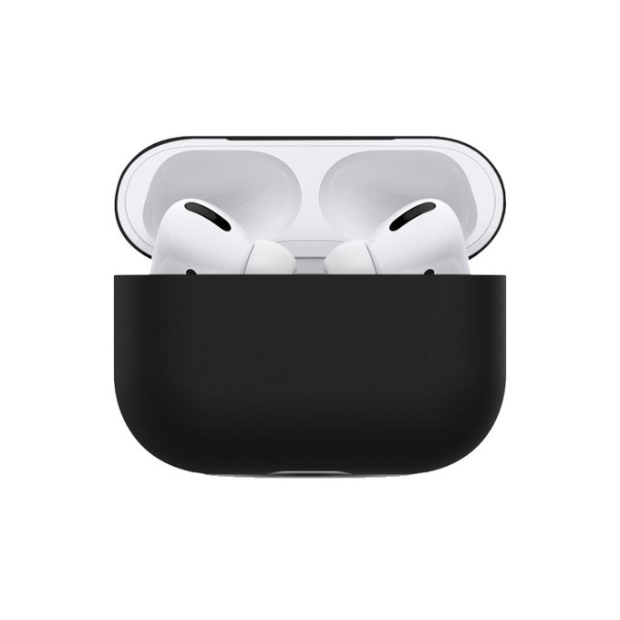 FixPremium - Silicon Caz pentru AirPods Pro, negru