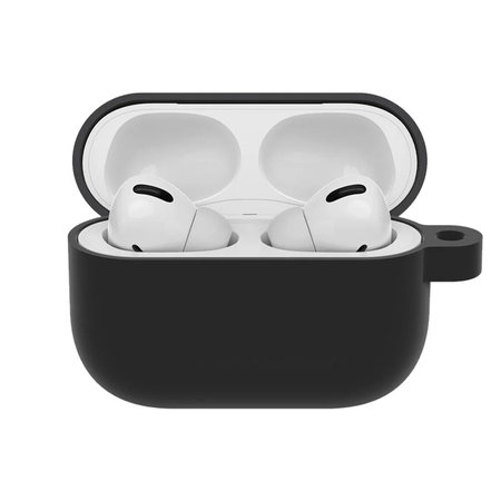 FixPremium - Silicon Caz cu Karabinou pentru AirPods Pro, negru