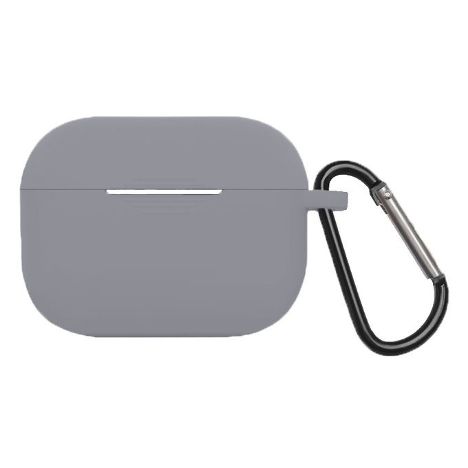 FixPremium - Silicon Caz cu Karabinou pentru AirPods Pro, space grey