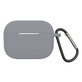 FixPremium - Silicon Caz cu Karabinou pentru AirPods Pro, space grey