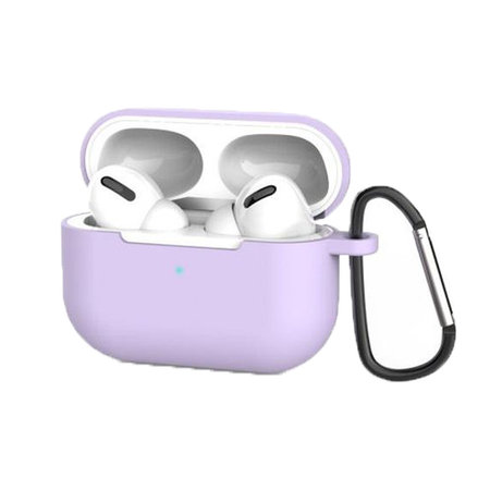 FixPremium - Silicon Caz pentru AirPods Pro, lila