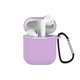 FixPremium - Silicon Caz pentru AirPods 1 & 2, lila