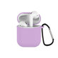 FixPremium - Silicon Caz pentru AirPods 1 & 2, lila