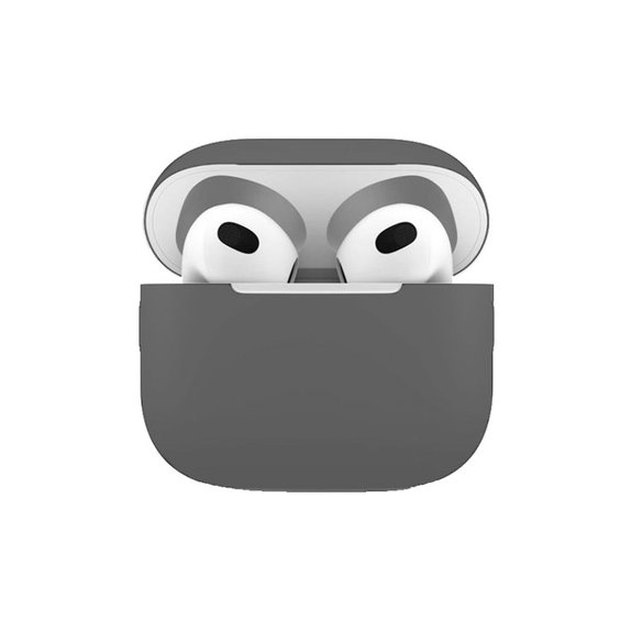 FixPremium - Silicon Caz pentru AirPods 3, space grey