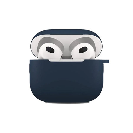 FixPremium - Silicon Caz cu Karabinou pentru AirPods 3, albastru