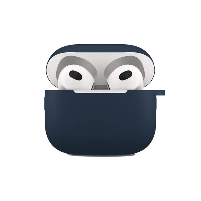 FixPremium - Silicon Caz cu Karabinou pentru AirPods 3, albastru