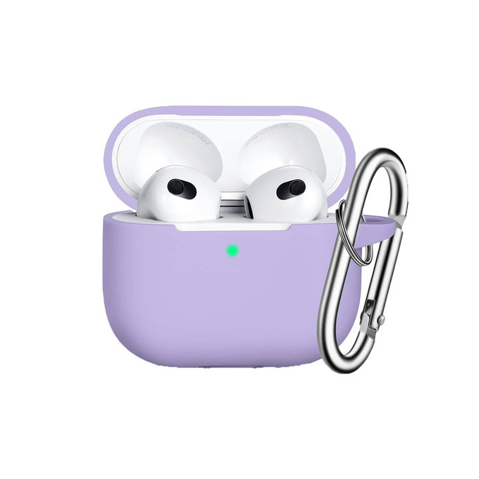FixPremium - Silicon Caz pentru AirPods 3, lila