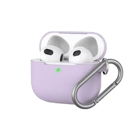 FixPremium - Silicon Caz pentru AirPods 3, lila