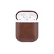 FixPremium - Caz din Piele Artificiala pentru AirPods 1 & 2, maro