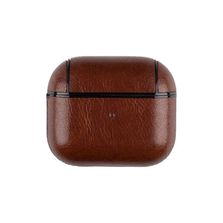 FixPremium - Caz din Piele Artificiala pentru AirPods 3, maro