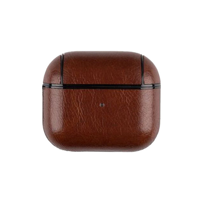 FixPremium - Caz din Piele Artificiala pentru AirPods 3, maro