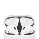 FixPremium - Autocolant pentru praf pentru AirPods 1 & 2, negru