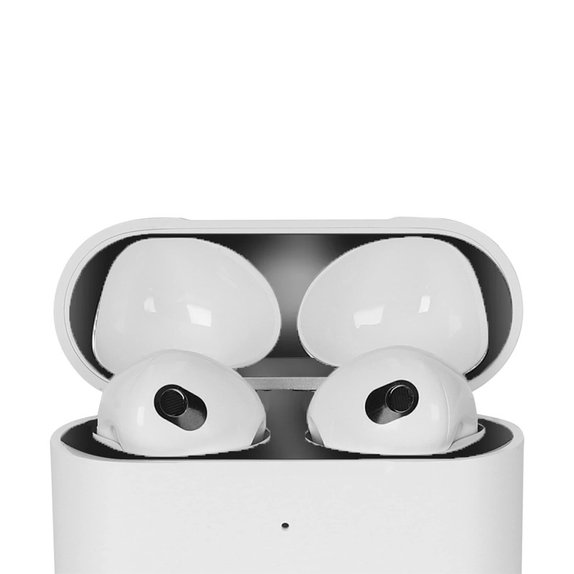 FixPremium - Autocolant pentru praf pentru AirPods 3, negru