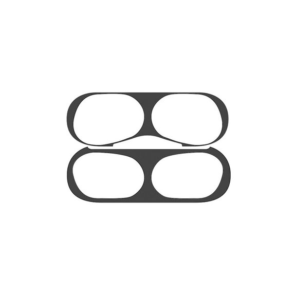 FixPremium - Autocolant pentru praf pentru AirPods Pro, negru