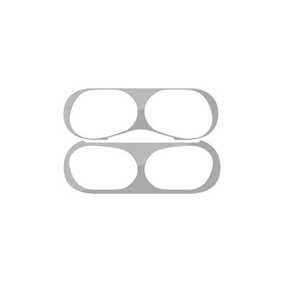 FixPremium - Autocolant pentru praf pentru AirPods Pro, argint