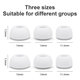 FixPremium - Benzi de cauciuc înlocuibile pentru AirPods Pro - Set 3 buc (L, M, S), alb