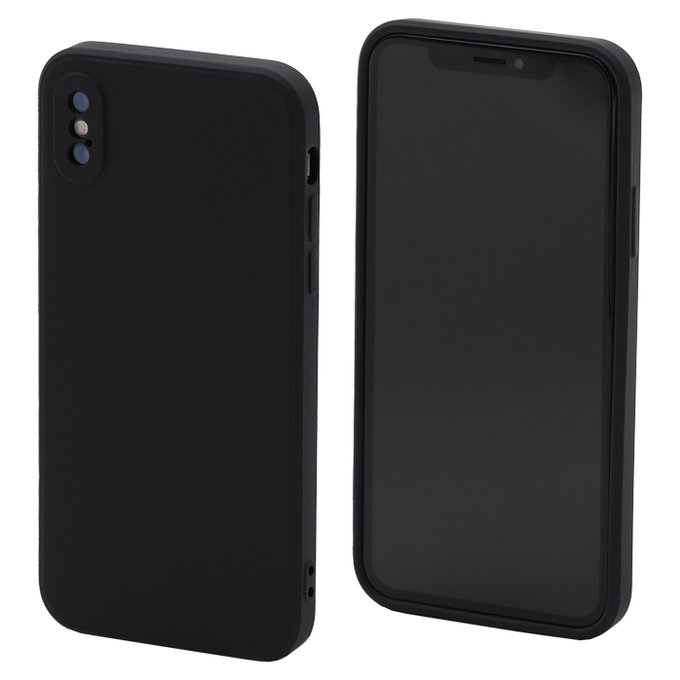 FixPremium - Silicon Caz pentru iPhone X & XS, negru
