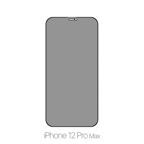 FixPremium Privacy Anti-Spy Glass - Geam securizat pentru iPhone 12 Pro Max
