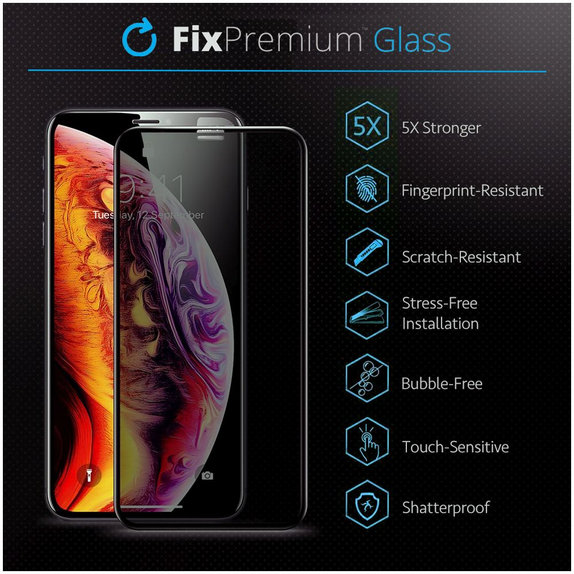 FixPremium Privacy Anti-Spy Glass - Geam securizat pentru iPhone 13 Pro Max & 14 Plus
