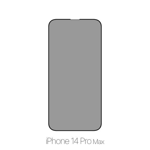 FixPremium Privacy Anti-Spy Glass - Geam securizat pentru iPhone 14 Pro Max