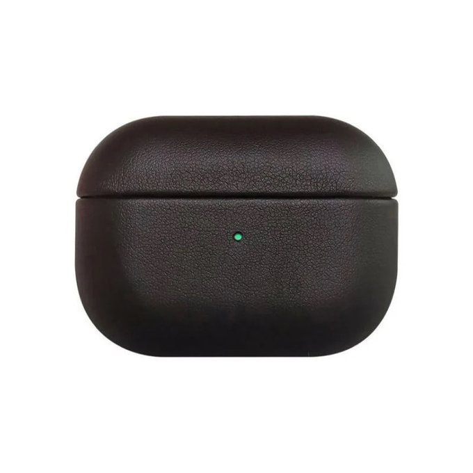 FixPremium - Piele Caz pentru AirPods Pro, negru