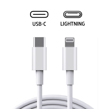 Lightning / USB-C cablu, 2 m, compatibil cu Apple, bulk