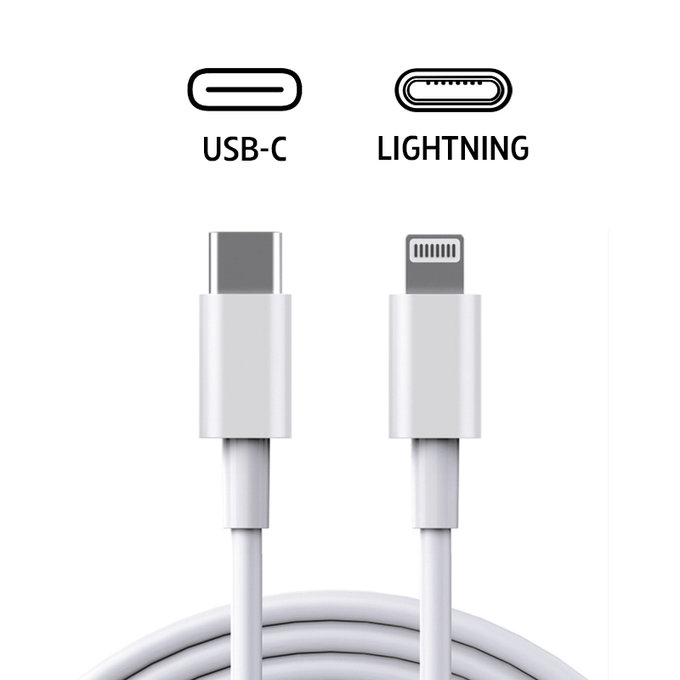 Lightning / USB-C cablu, 2 m, compatibil cu Apple, bulk