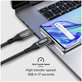 SBS - USB-C / USB-C Cablu cu LCD & PowerDelivery 100W (1m), negru