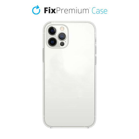 FixPremium - Silicon Caz pentru iPhone 12 Pro Max, alb