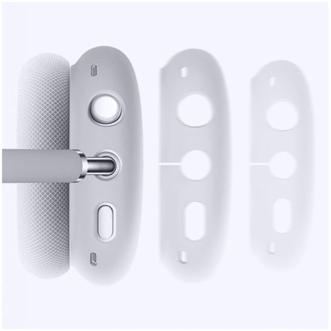 FixPremium - Silicon Huse pentru că?ti pentru AirPods Max, albastru