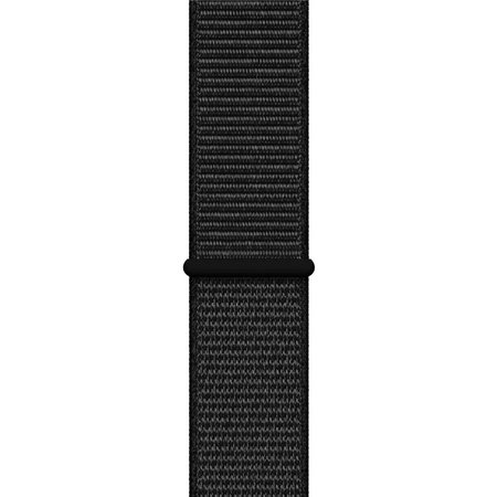 FixPremium - Nylon Curea pentru Apple Watch (42, 44, 45 & 49mm), negru