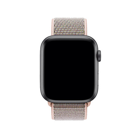 FixPremium - Nylon Curea pentru Apple Watch (42, 44, 45 & 49mm), roz